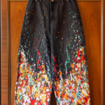 EMBROIDERED CARPENTER JEANS IN FADED BLACK