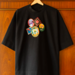 HOTEL ERRORS PATCH HEAVYWEIGHT TEE IN BLACK