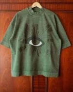 House of Errors All Seeing Heavyweight T Shirt Emerald