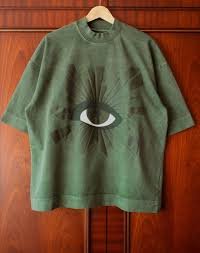 House of Errors All Seeing Heavyweight T Shirt Emerald