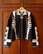 House of Errors Redondo Football Knitted Jacket