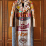 LEATHER MOTO TRENCH COAT